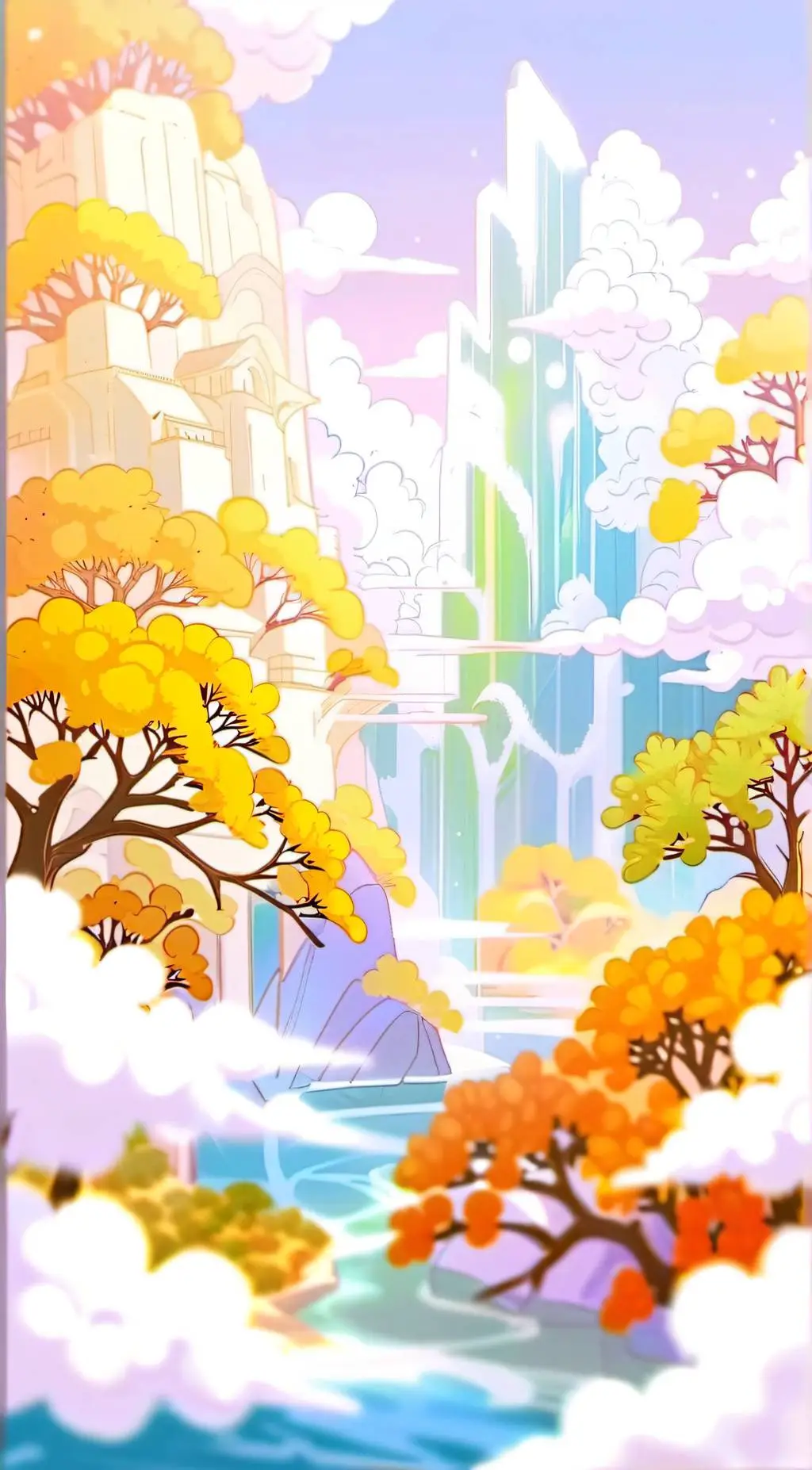 ai character:  HH Heaven background
