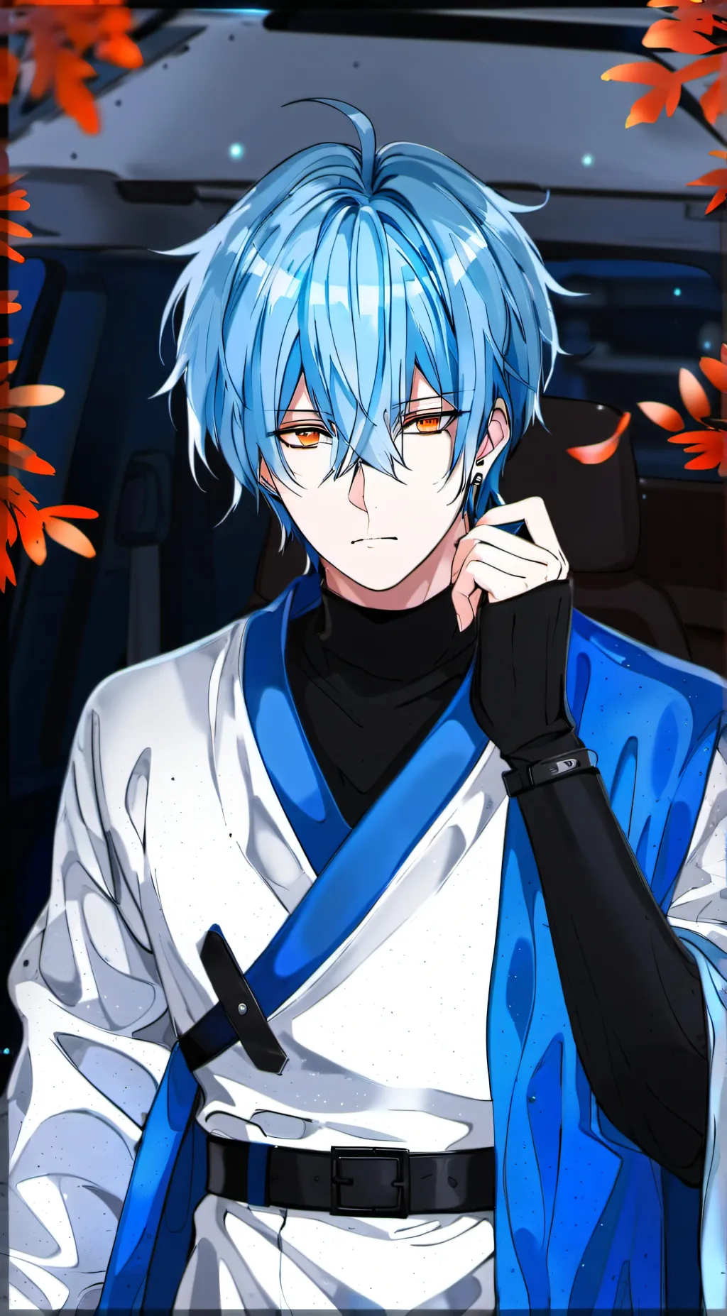 ai character: Silver❤️ background