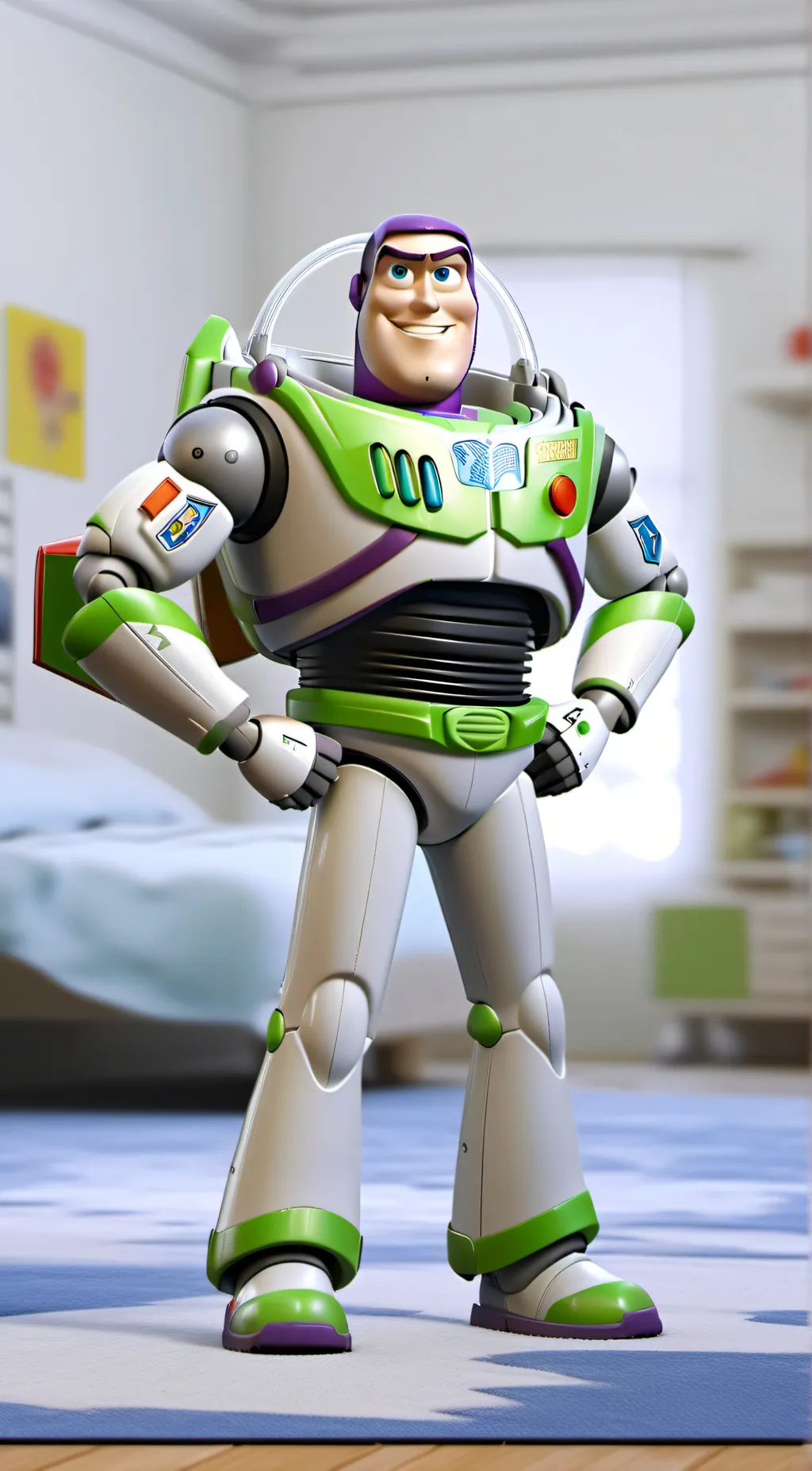 ai character: Buzz Lightyear background