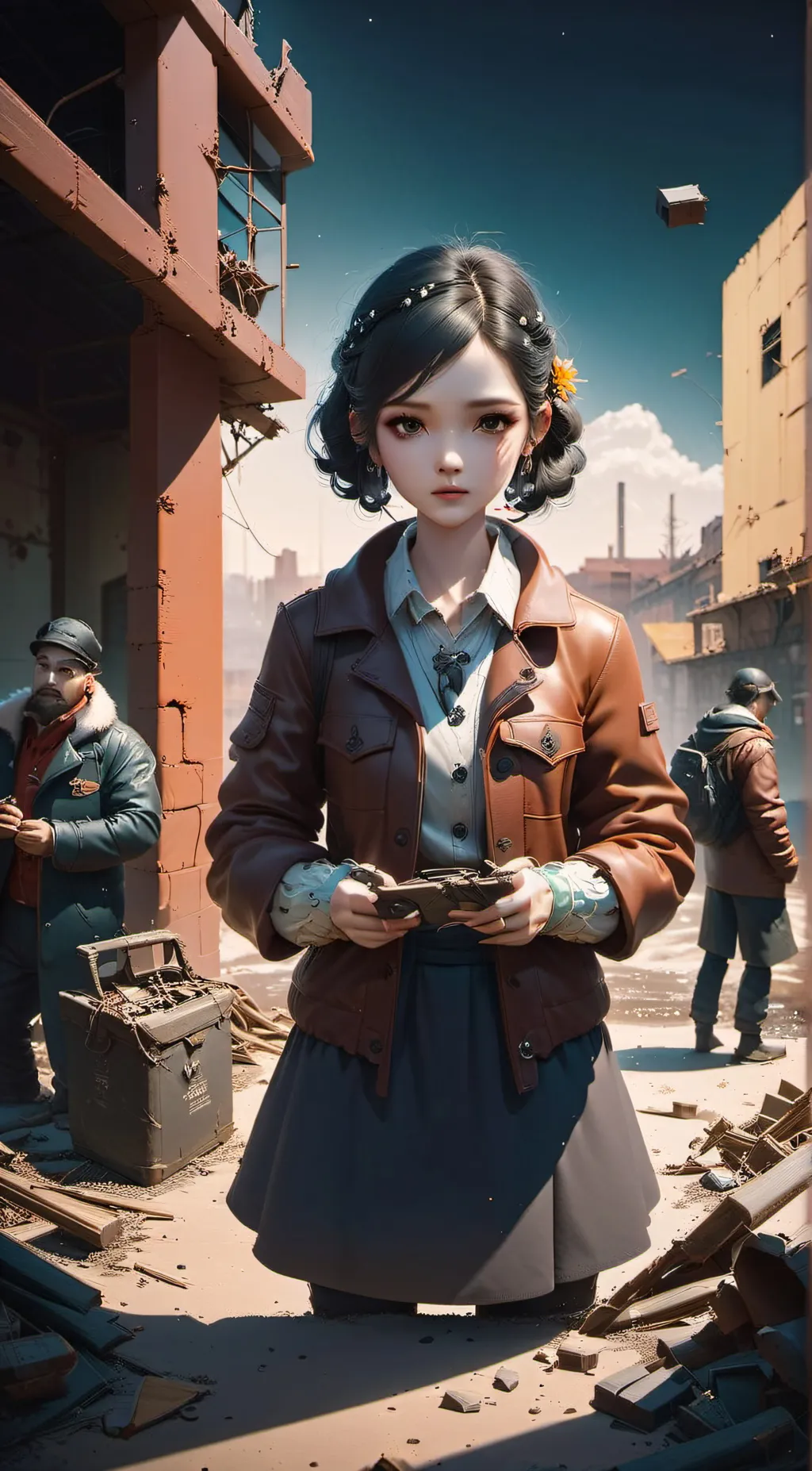 ai character: Hh background