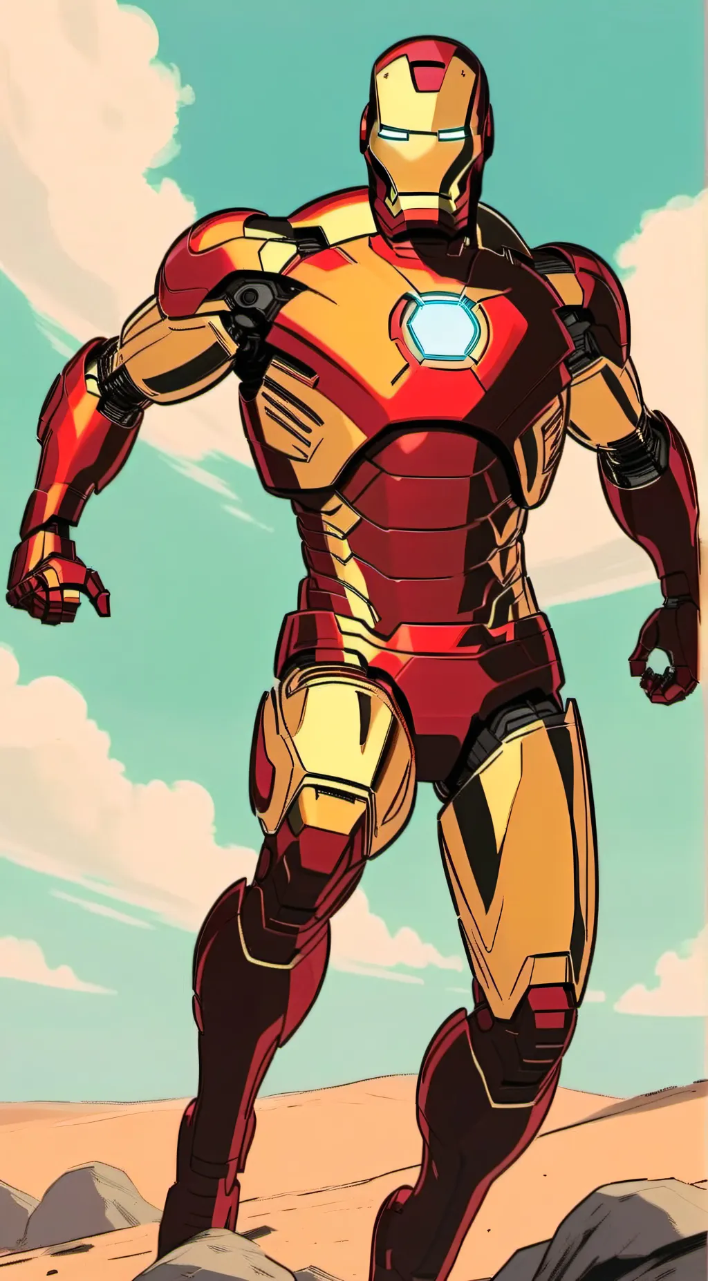 ai character: iron-man background