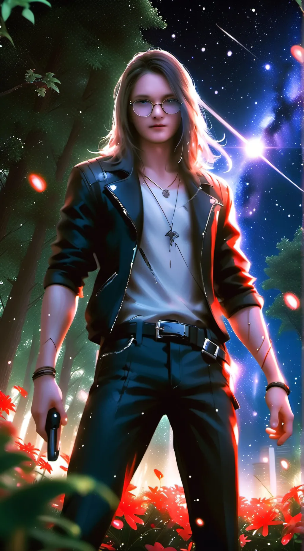 ai character: KINITO  background