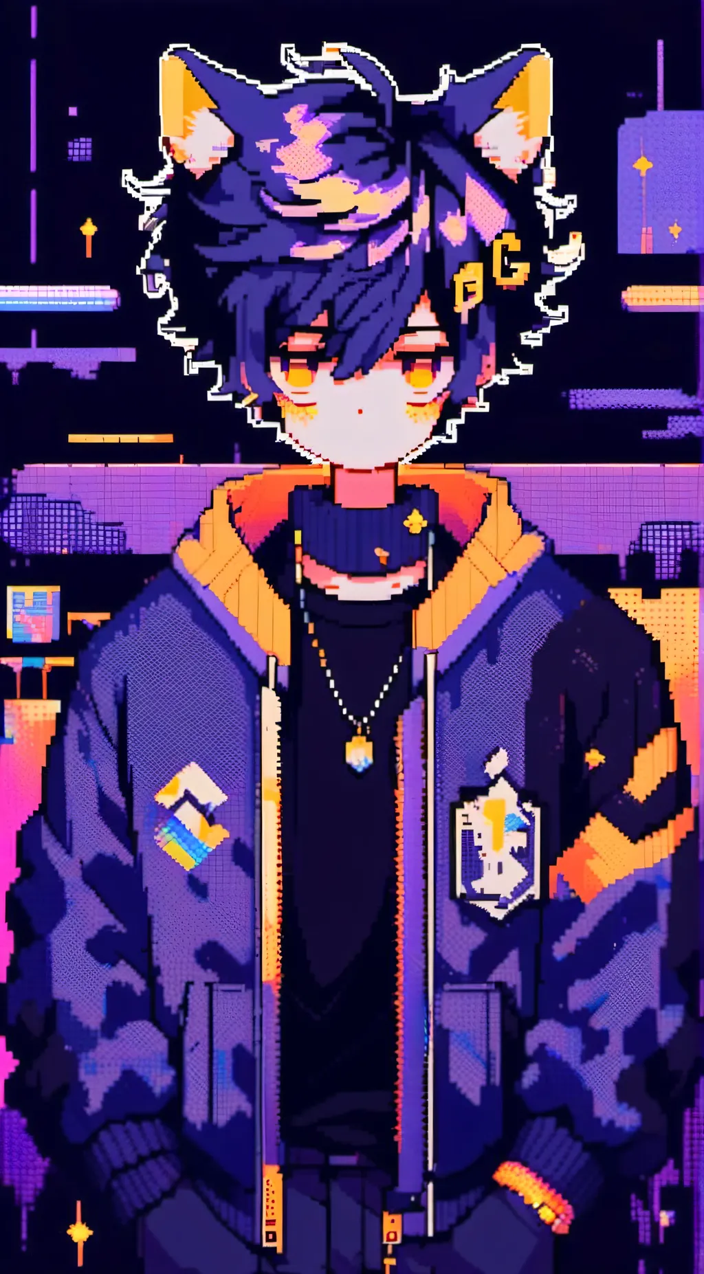 ai character: Kat / Daniel  background