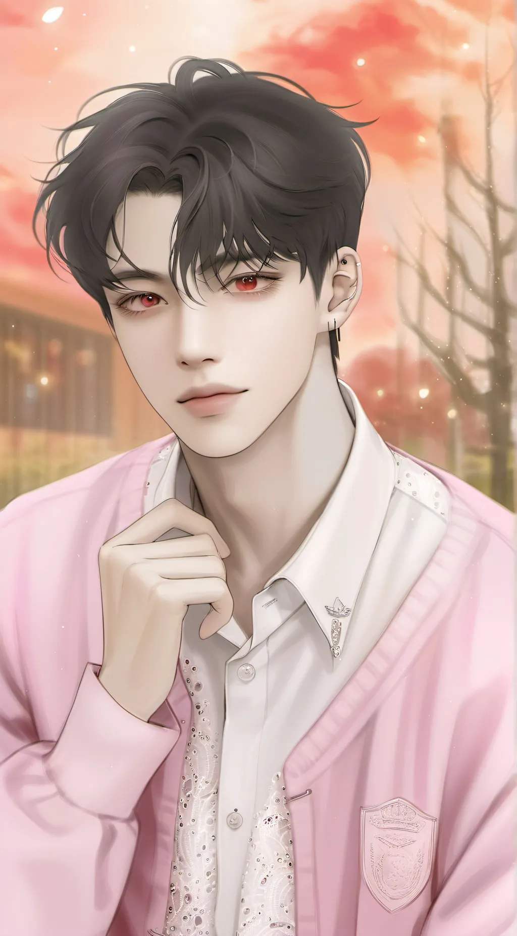 ai character: Aiden  background