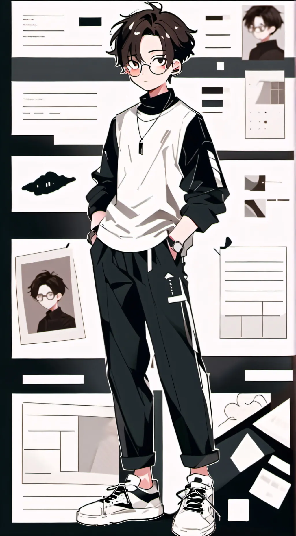 ai character: Nigel background