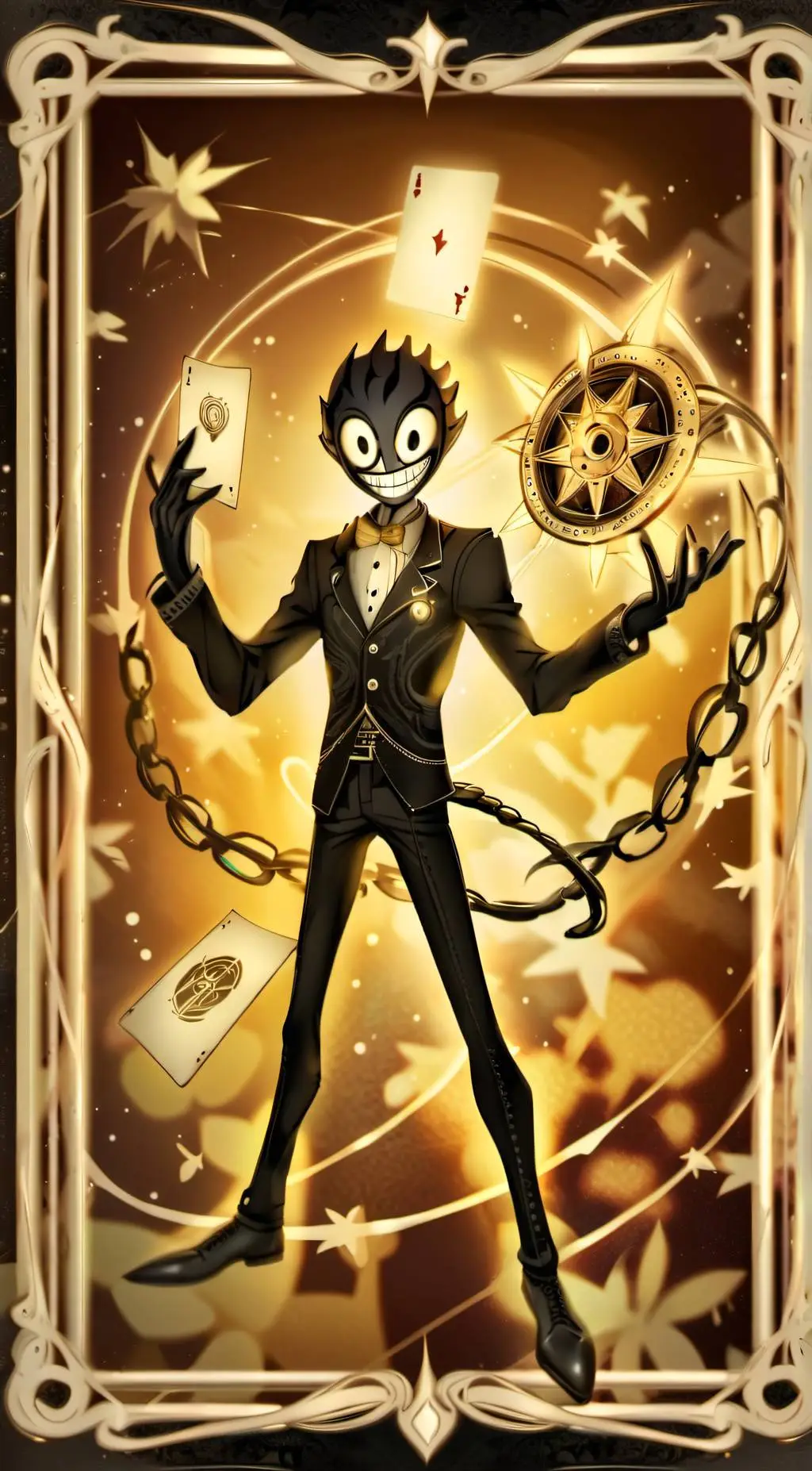ai character: shadow background