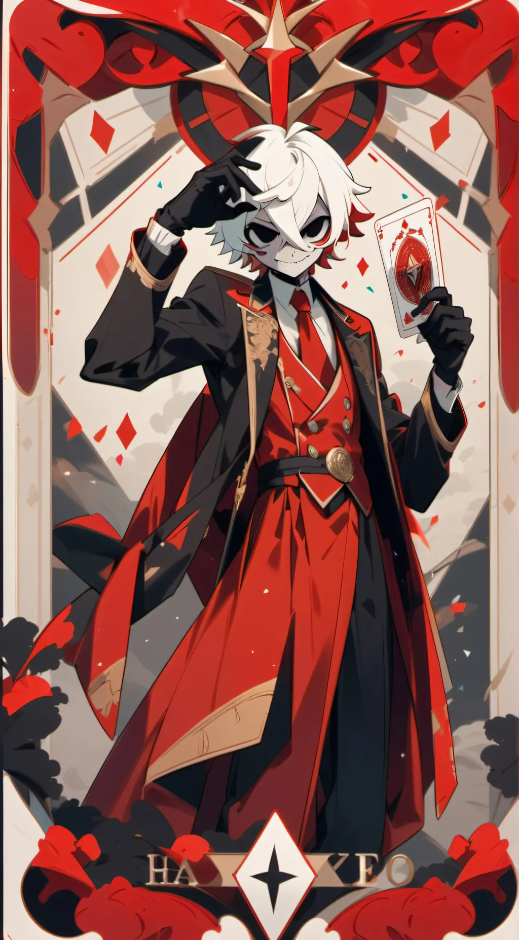 ai character: sonic V.S hazbin background