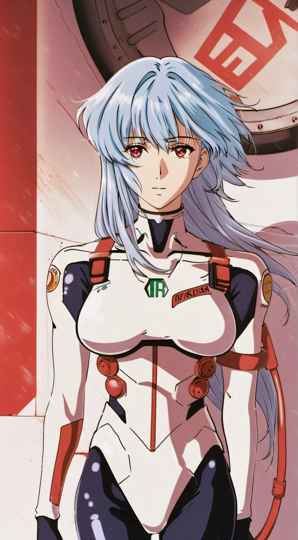 ai character: Rei ayanami background