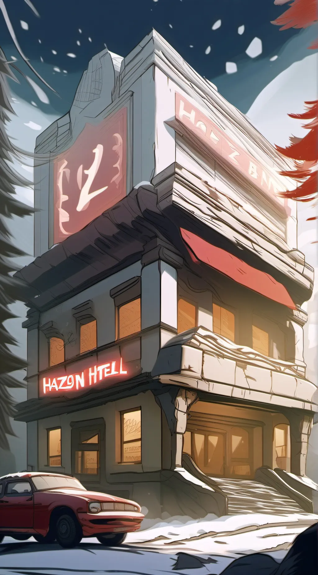 ai character: Hazbin background