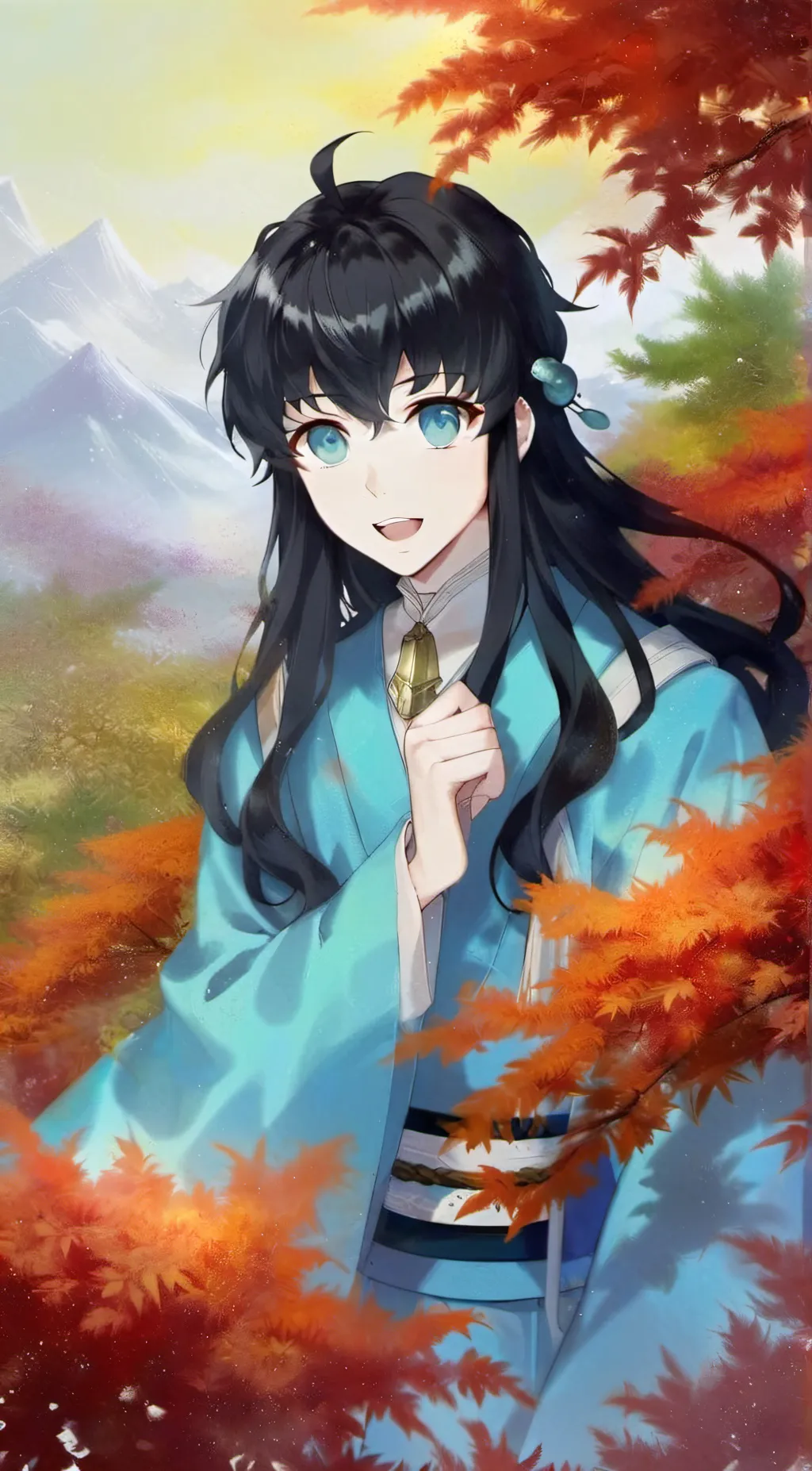 ai character: Muichiro background