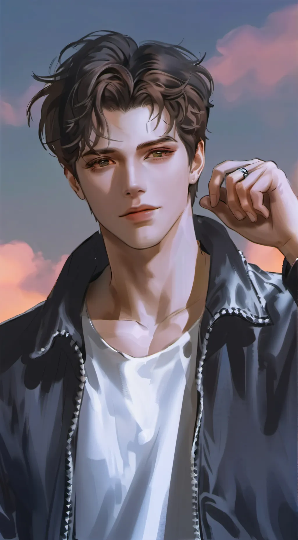 ai character: ♡✞∘Oliver∘✞♡ background