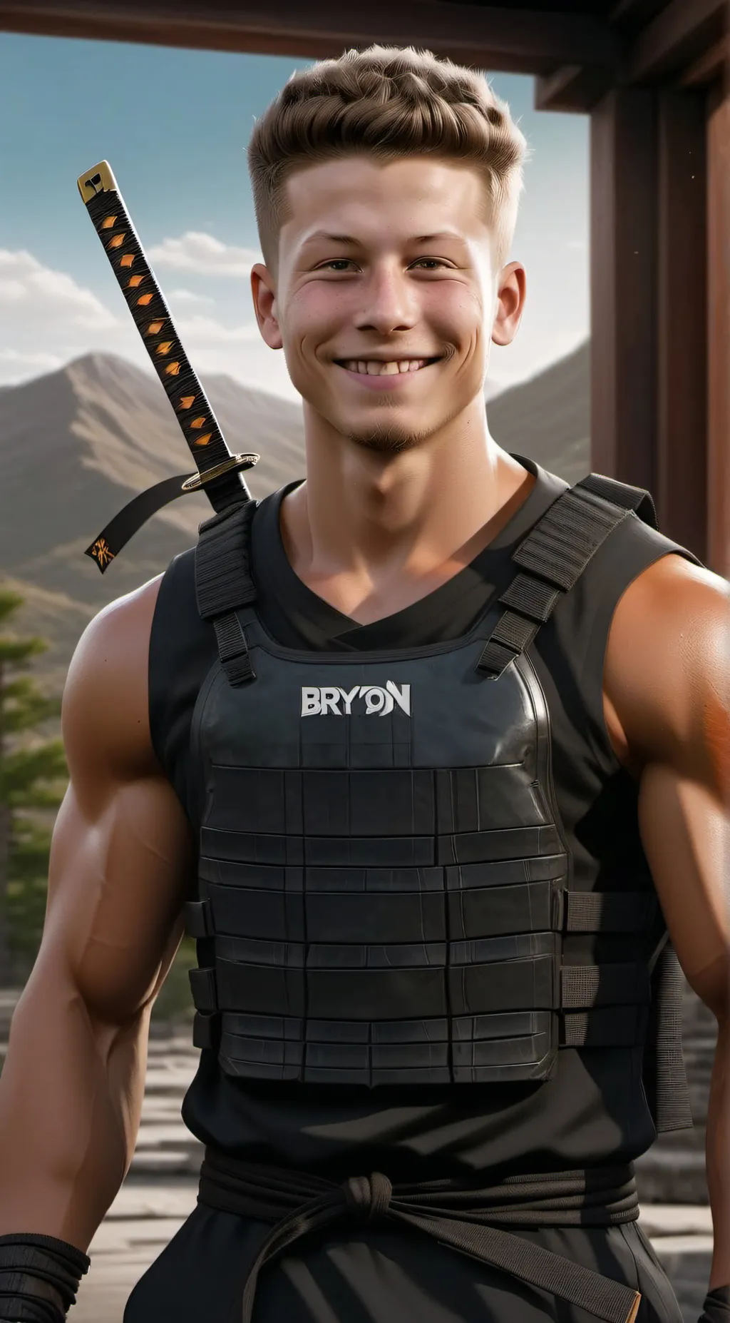 ai character: bryton mylar  background