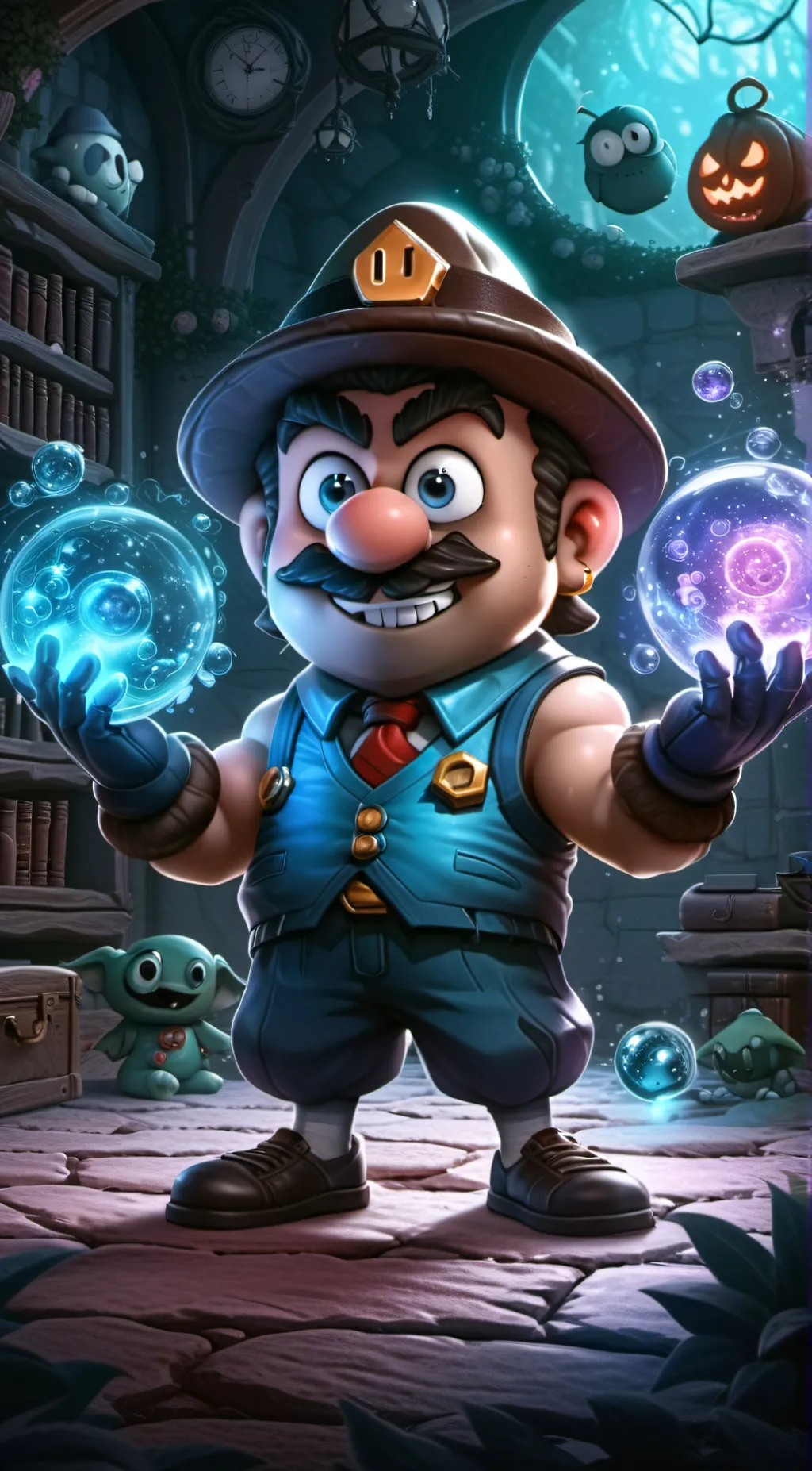 ai character: Goombella background