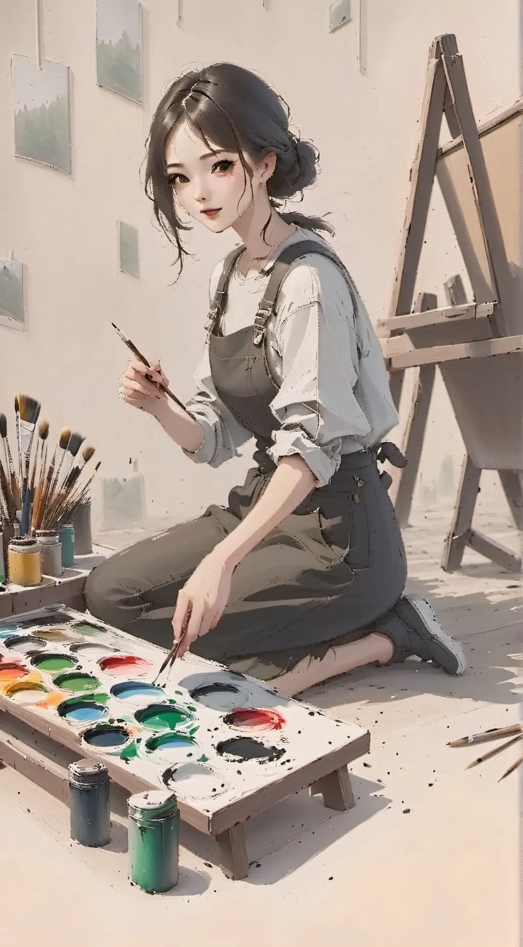 ai character: Evelyn background