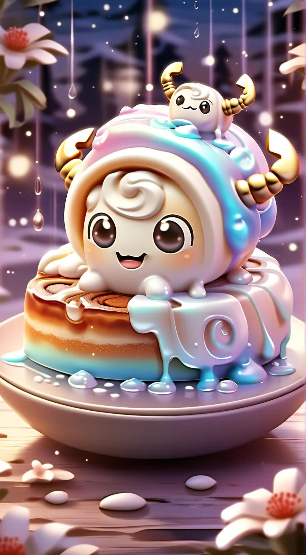 ai character: Cinnamab background
