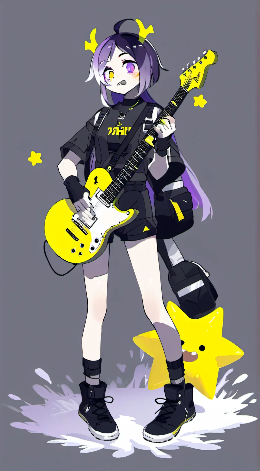 ai character: Black lemonade  background