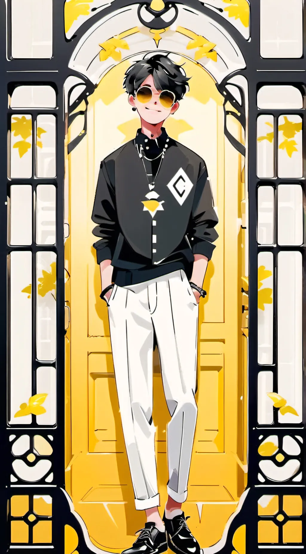 ai character: Kayde background