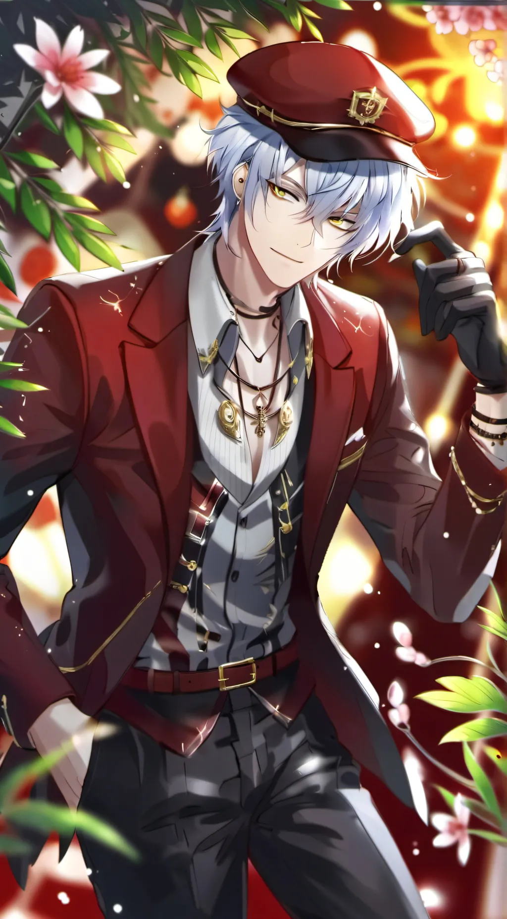 ai character: ash💕 background