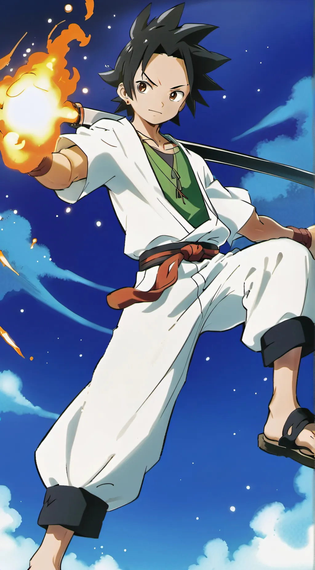 ai character: Yoh Asakura background