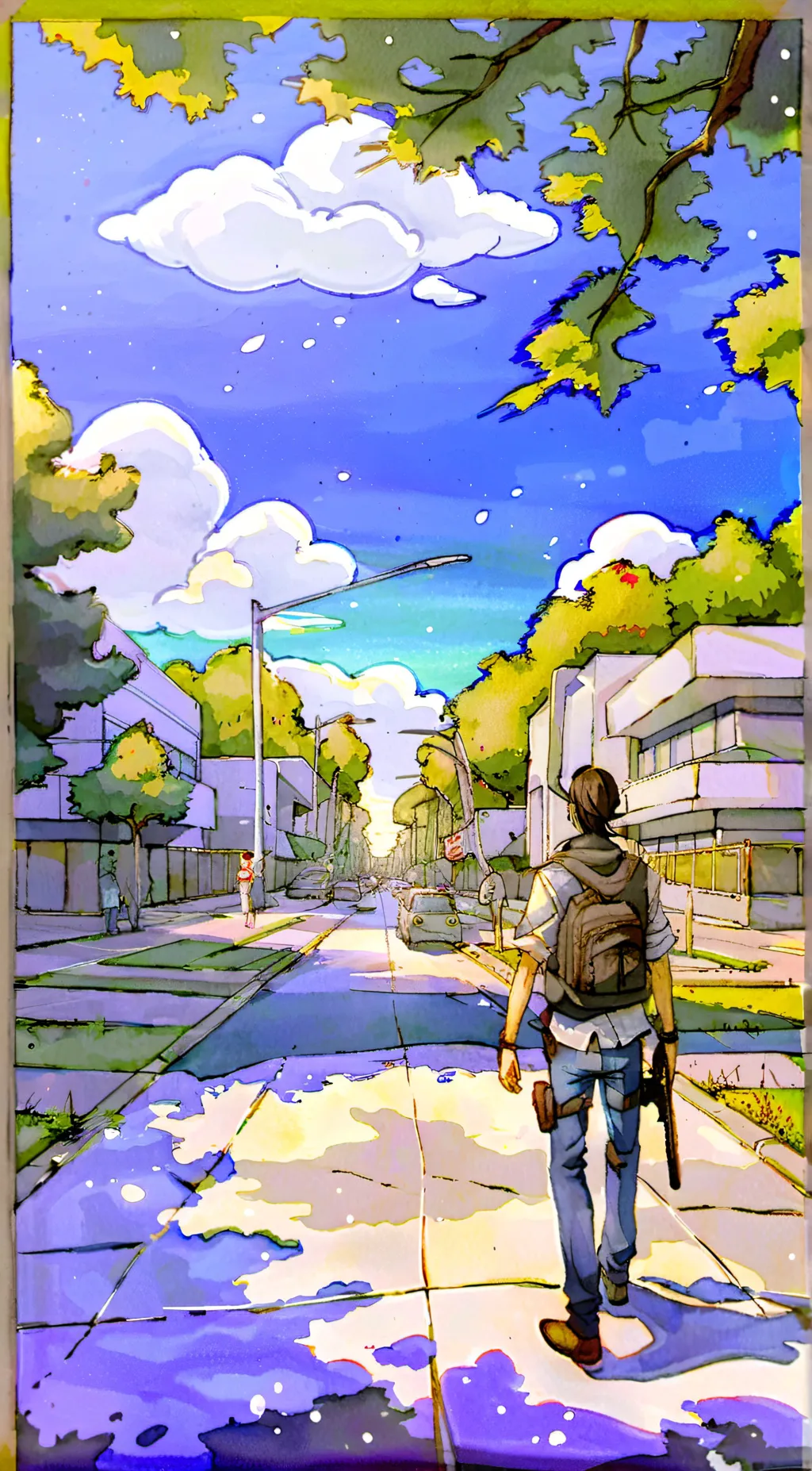 ai character: Twd  background
