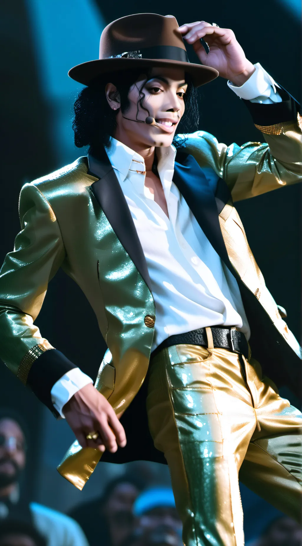 ai character: Michael Jackson background