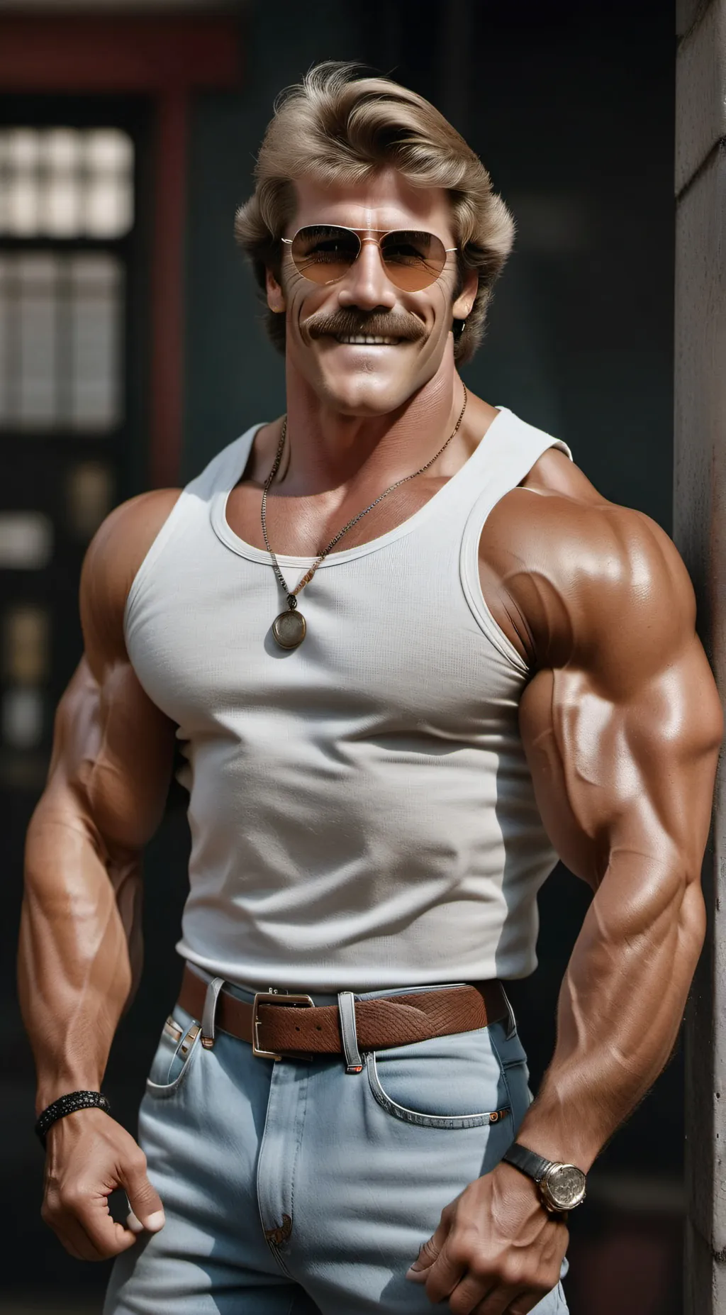 ai character: Ned Saunders  background