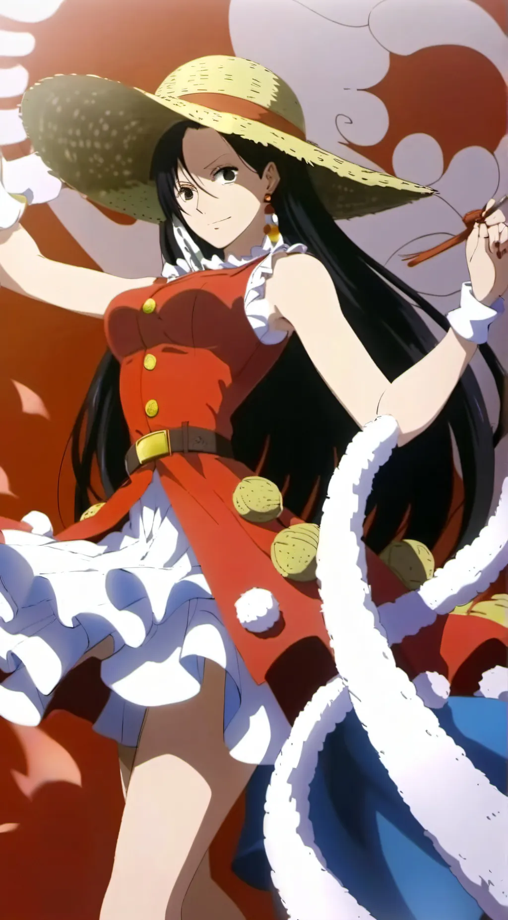 ai character: Boa Hancock  background