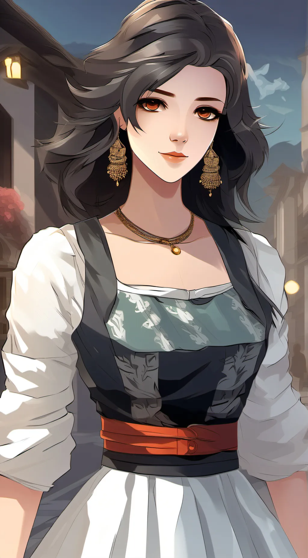 ai character: Lily  background
