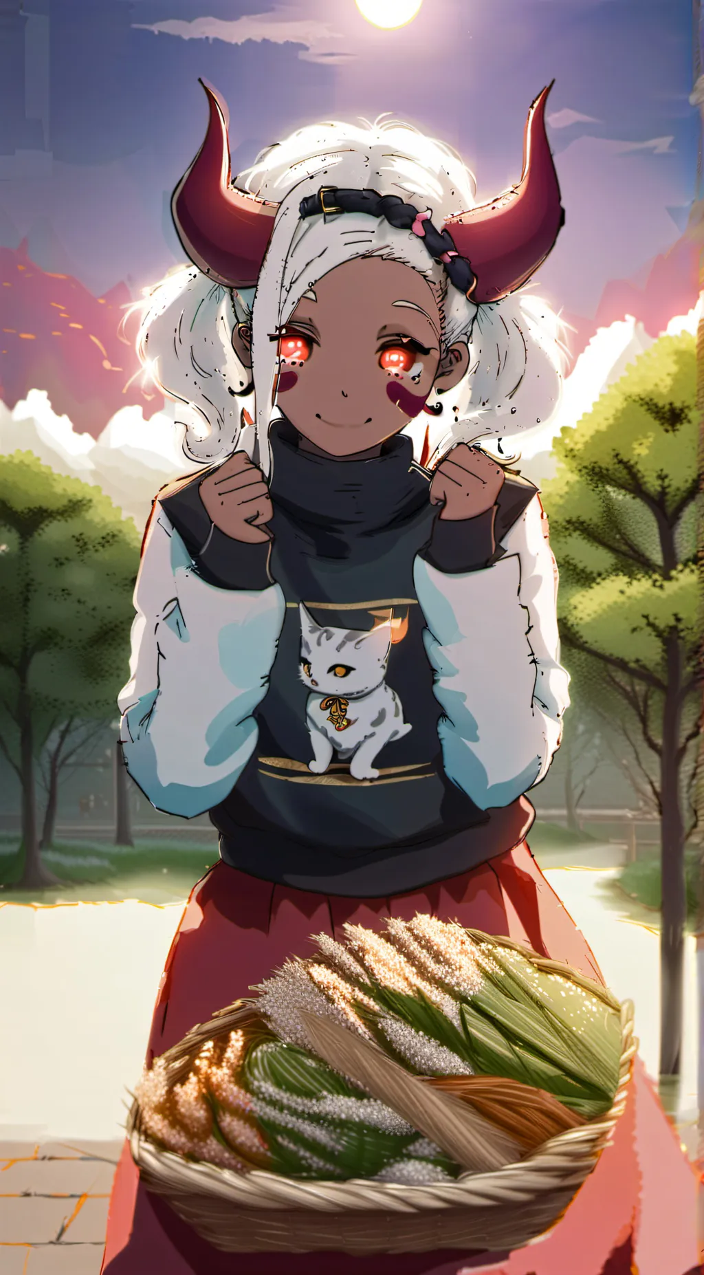 ai character: Scarlett  background