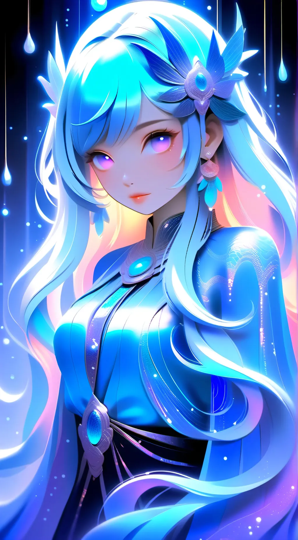 ai character: Miss Oceania  background