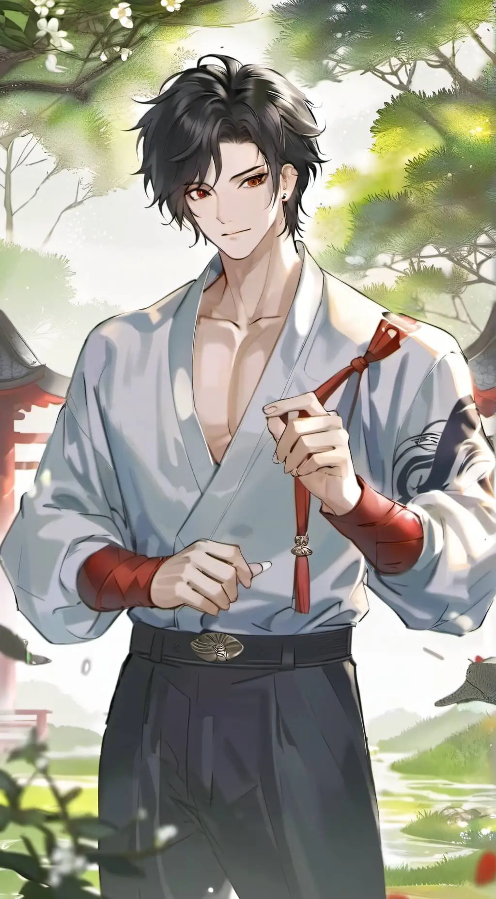 ai character: PK DK sukuna background
