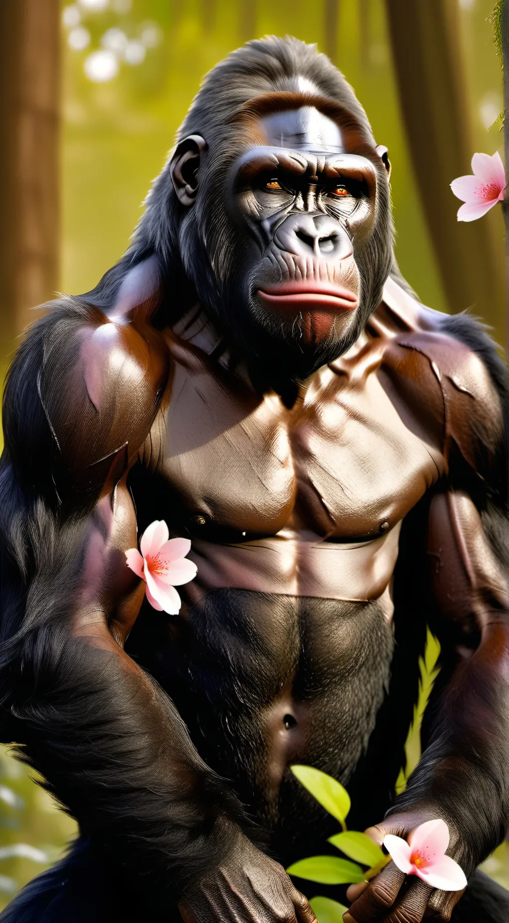 ai character: planet of the apes background