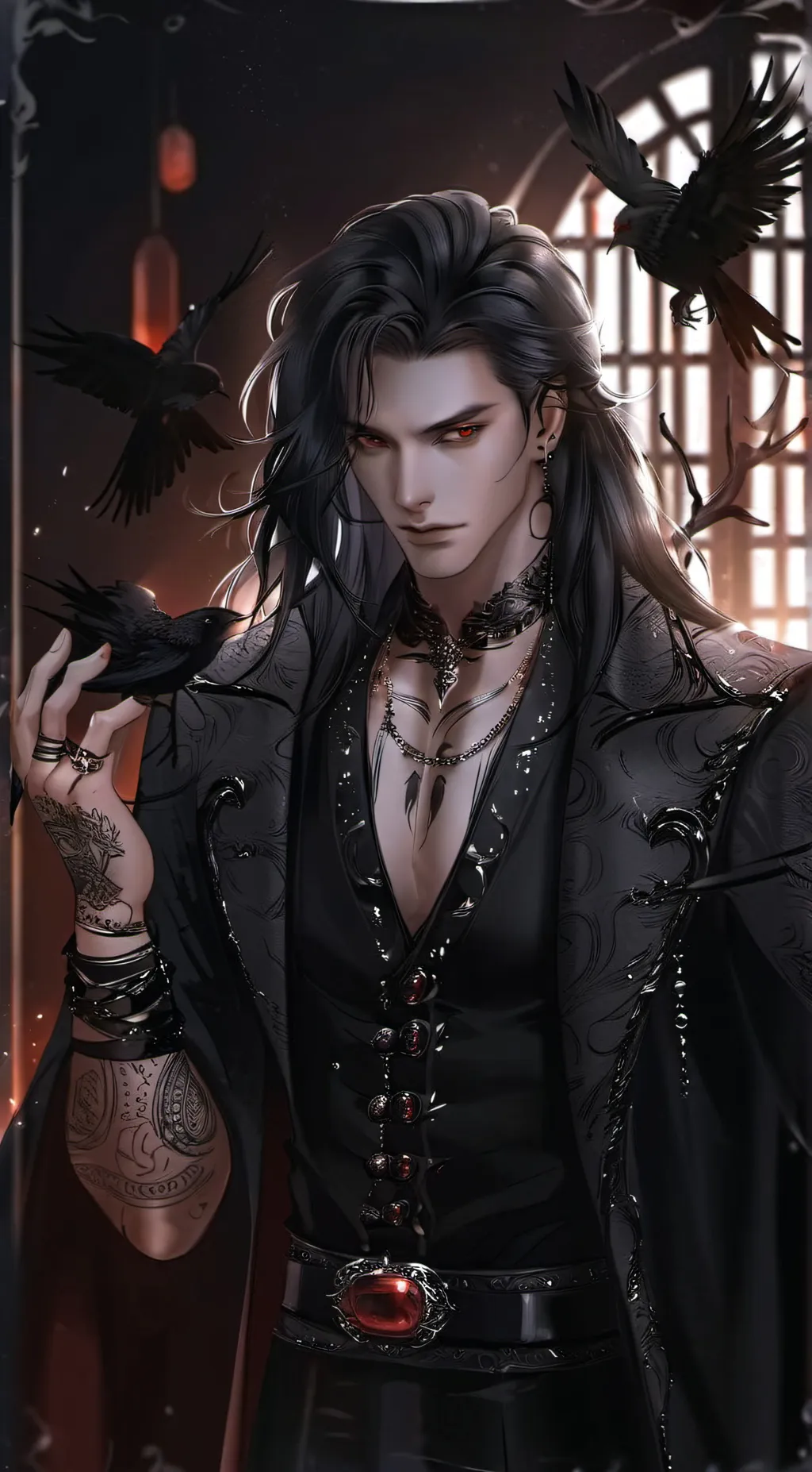 ai character: Ambrose  background
