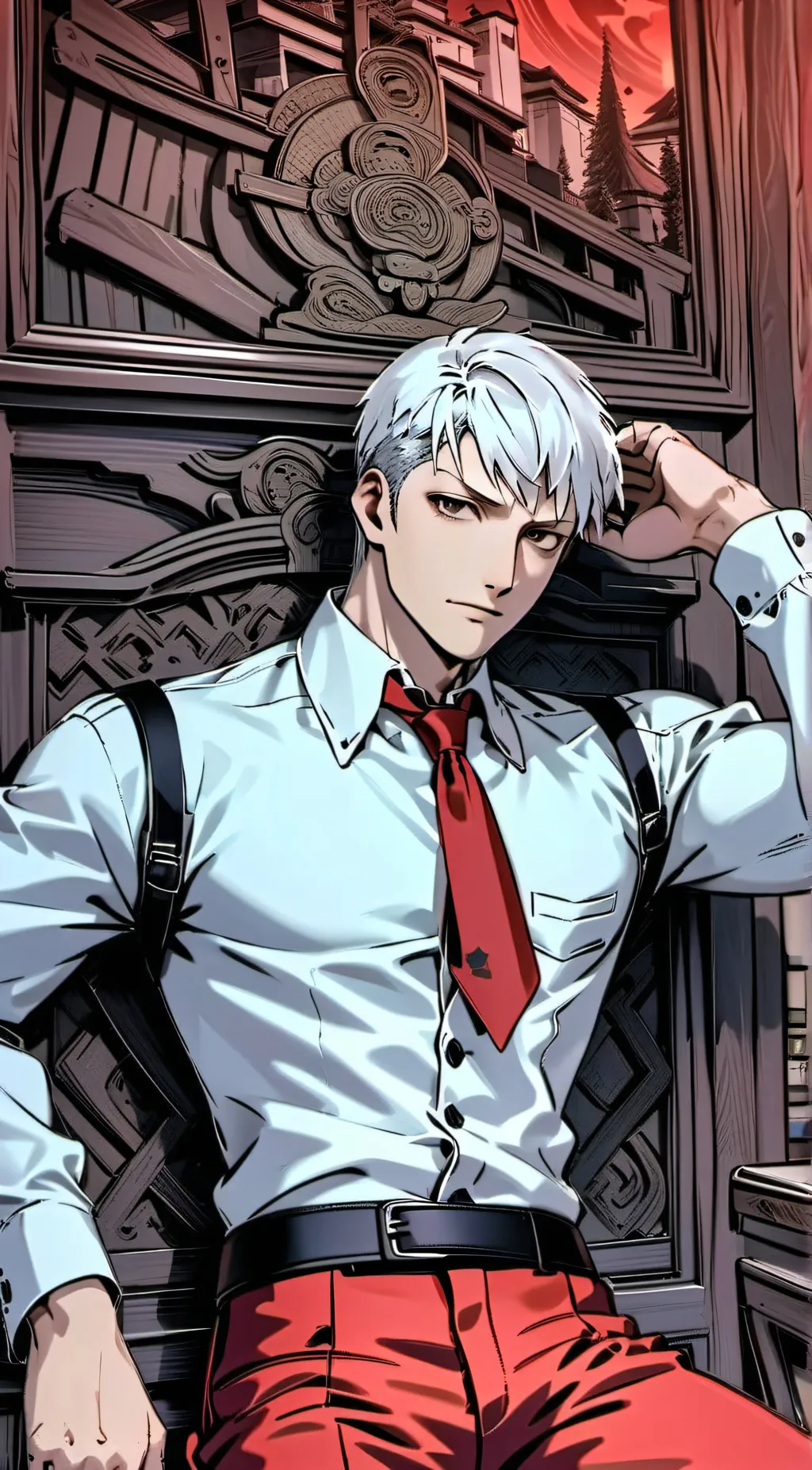 ai character: Akihiko Sanada background