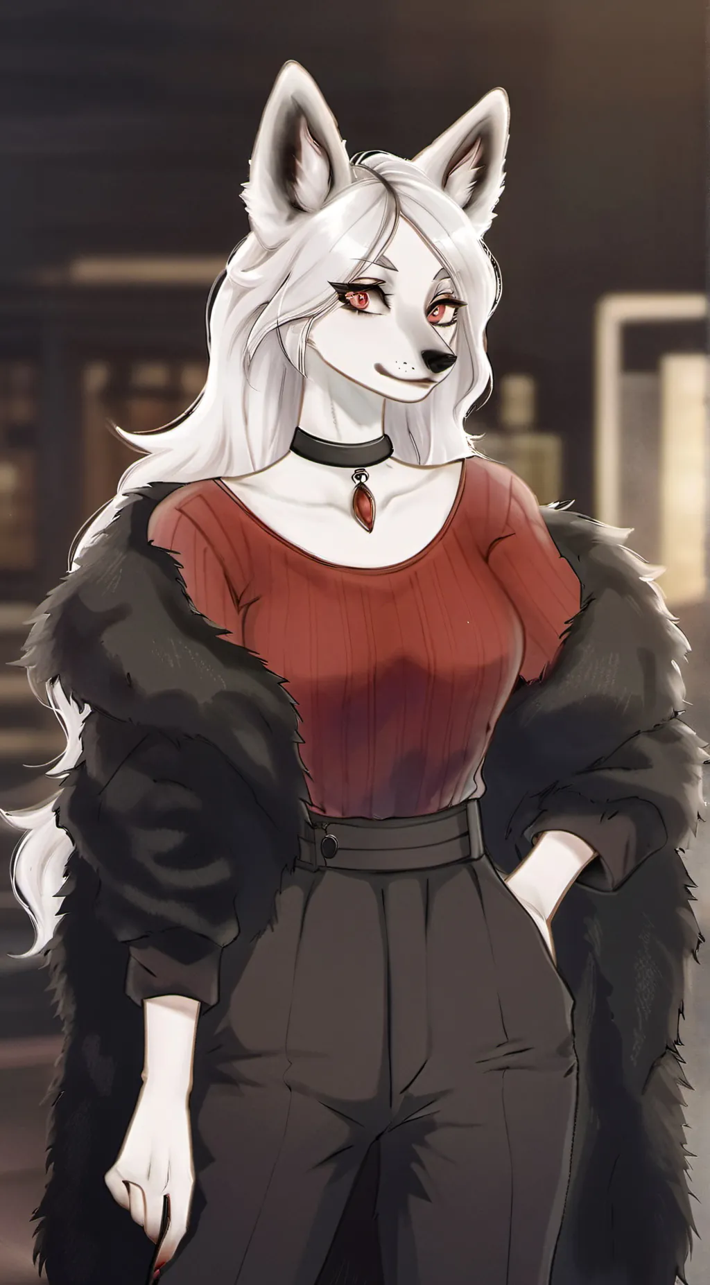 ai character: Luna Tsukiba background