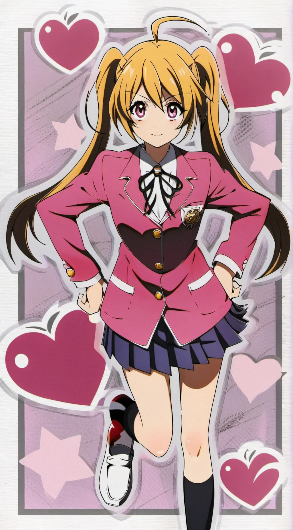 ai character: Love Momozono background