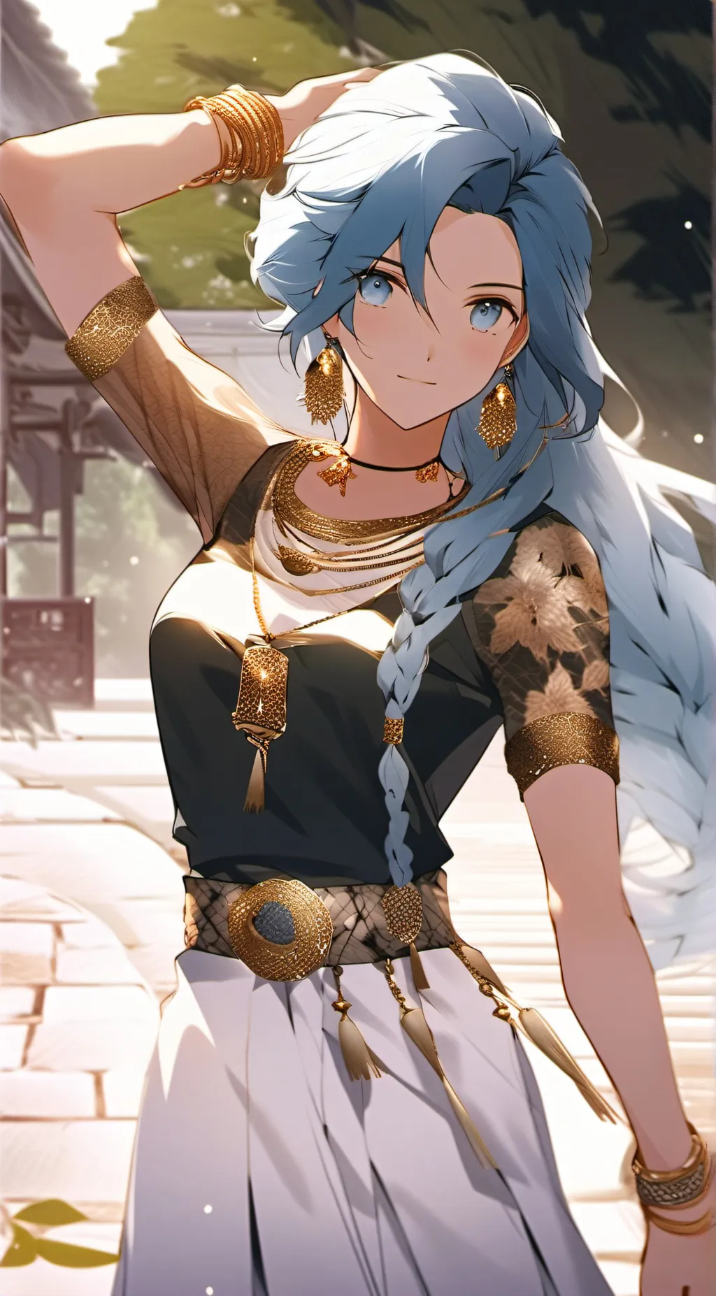 ai character: Pearl background
