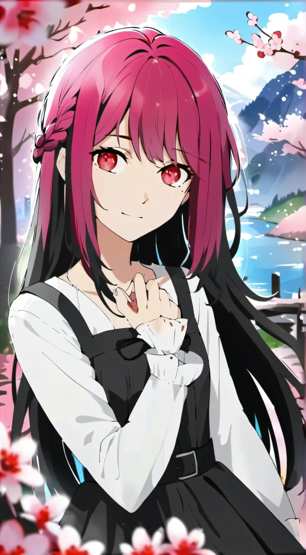 ai character: Akari background