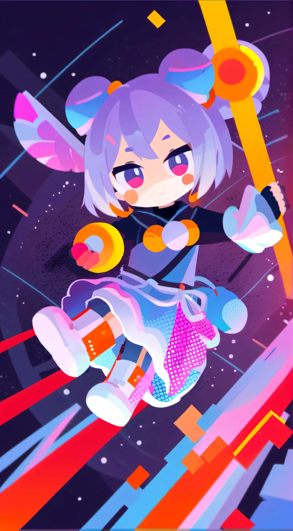 ai character: cosmo☆ background