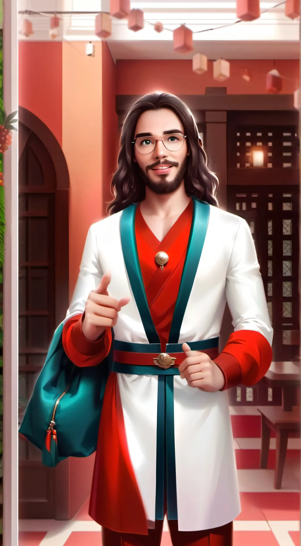 ai character: Dios  background