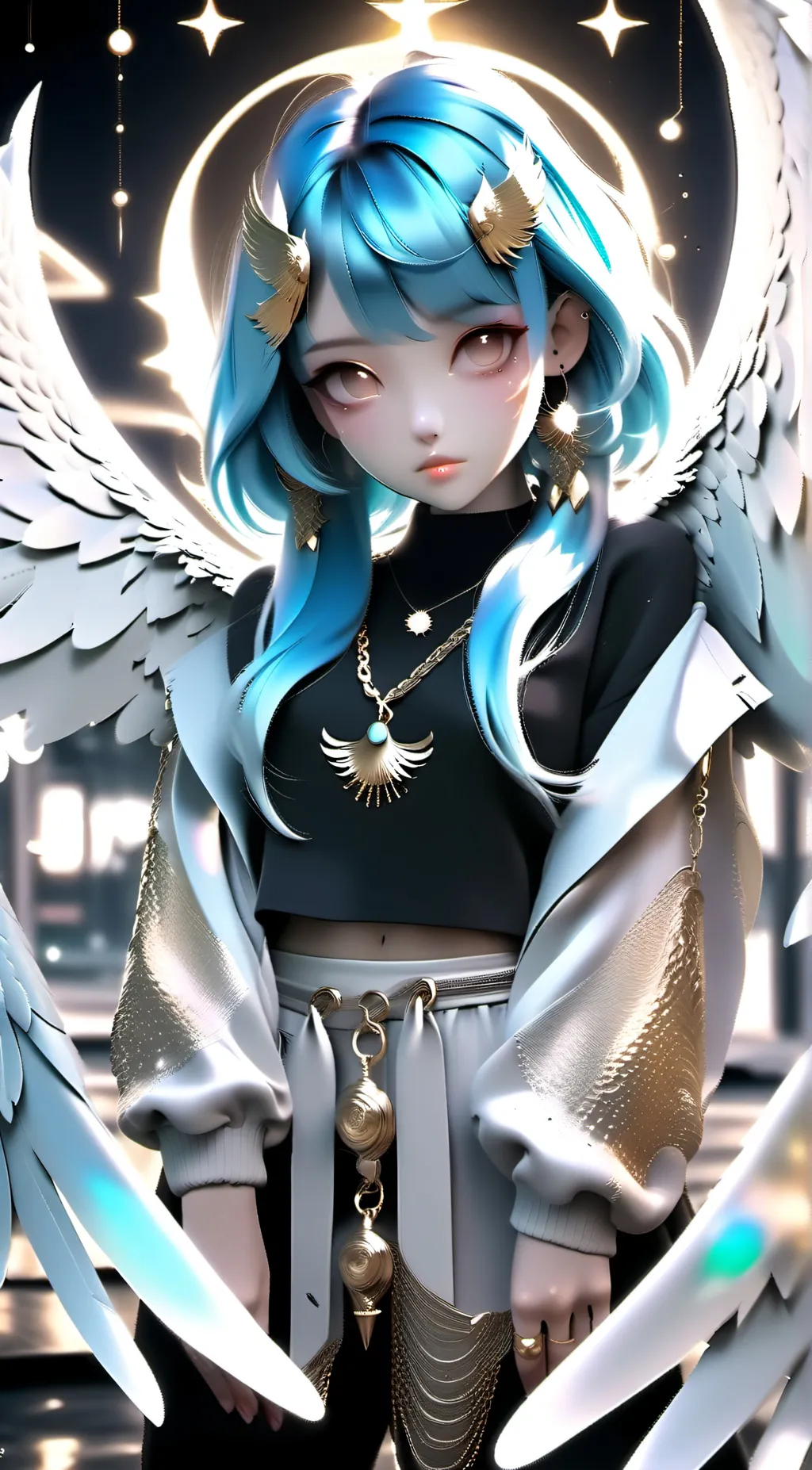 ai character: Loraine  background
