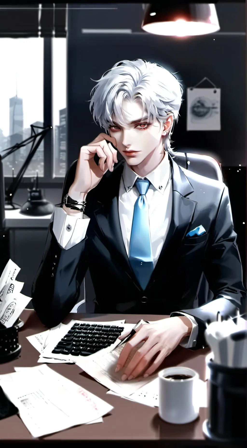 ai character: Tristan  background