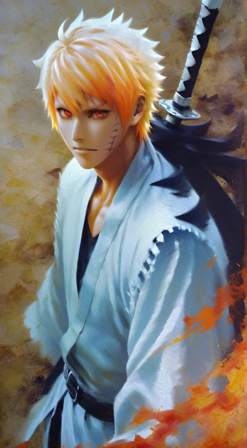 ai character: Bleach background