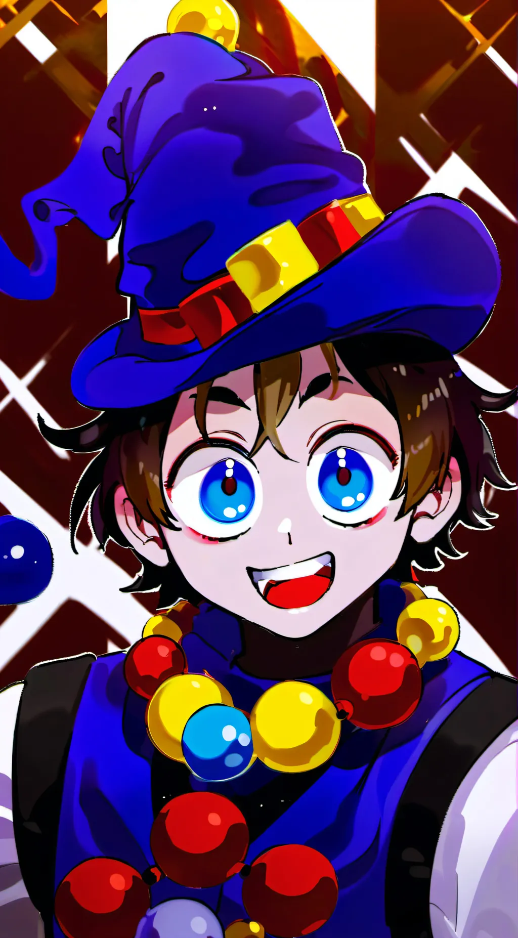 ai character: gender bent pomni background