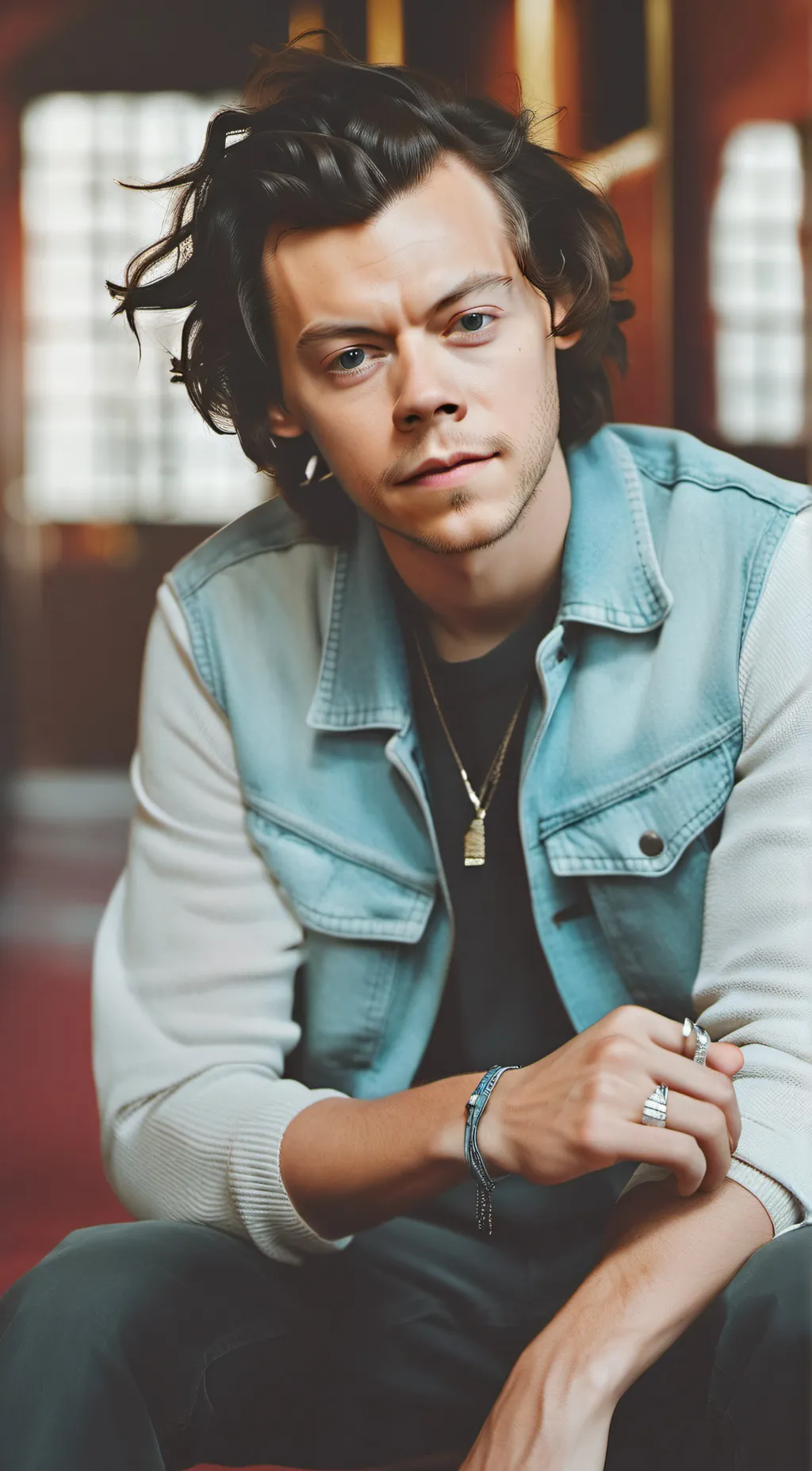 ai character: Harry Styles background