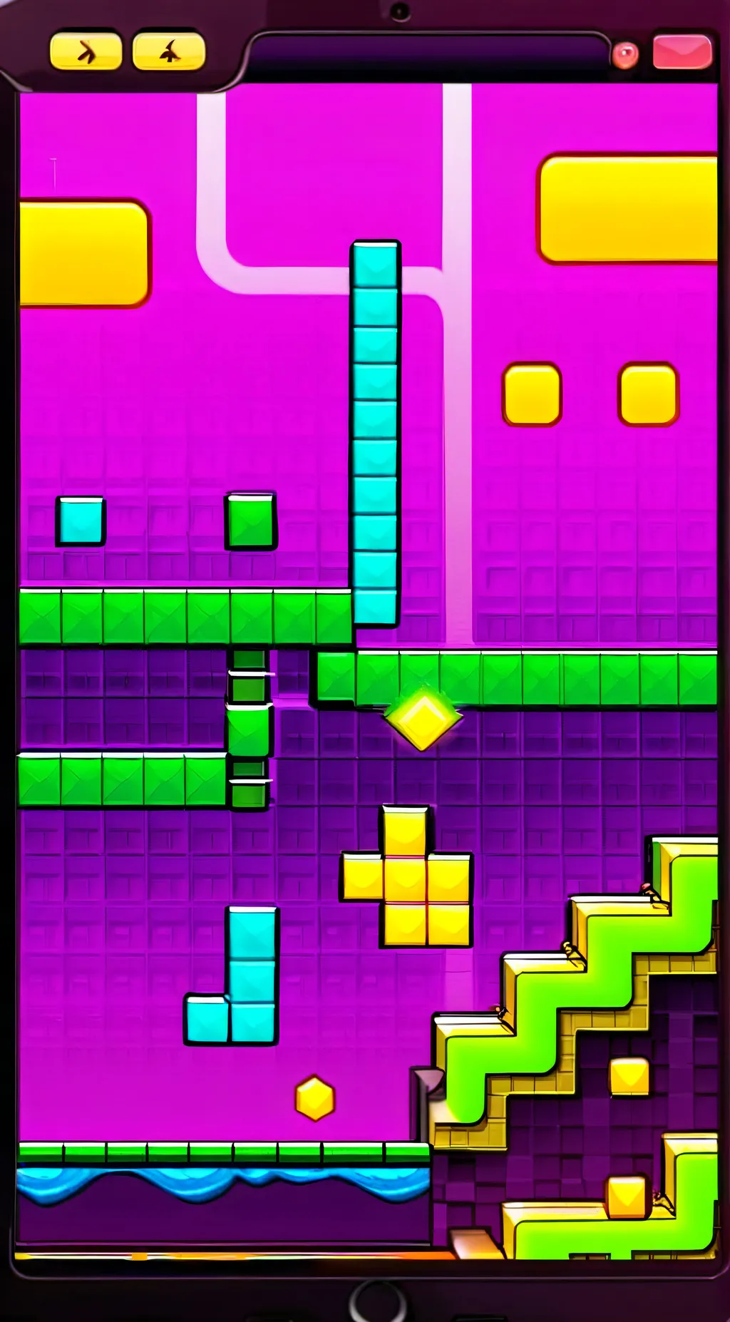 ai character: Geometry dash  background