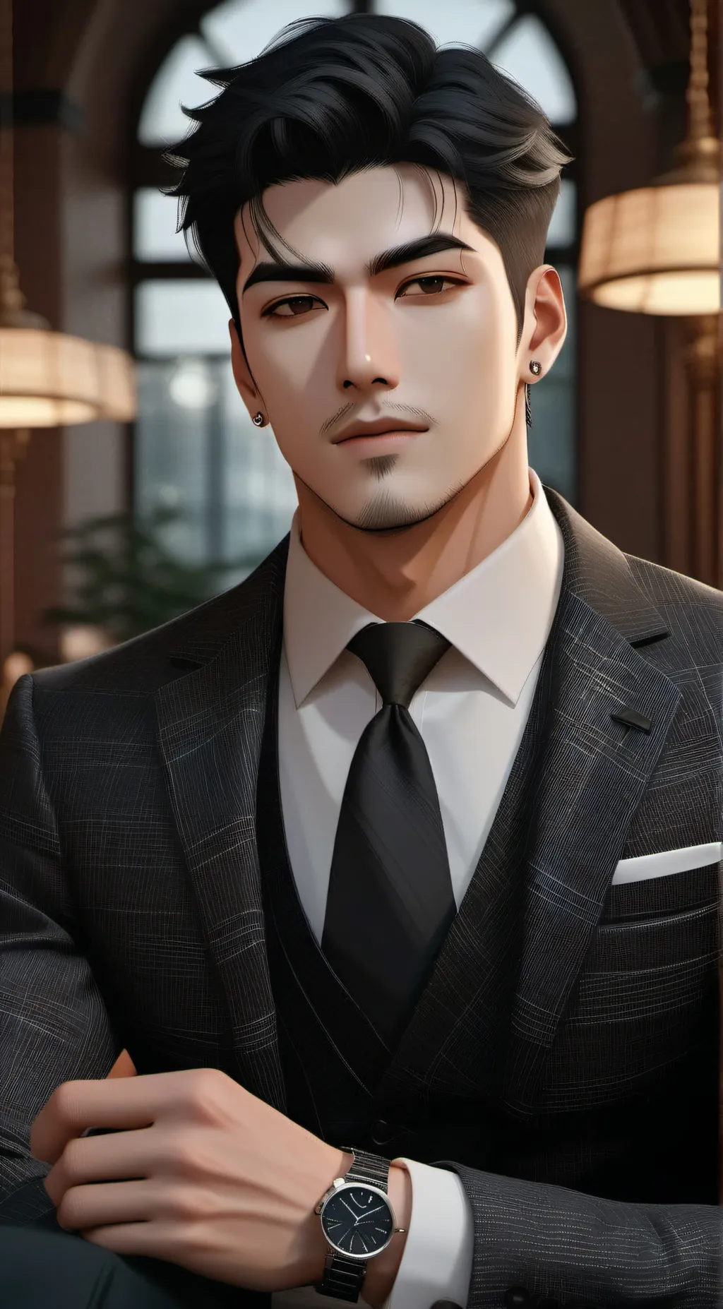 ai character: Anthony  background
