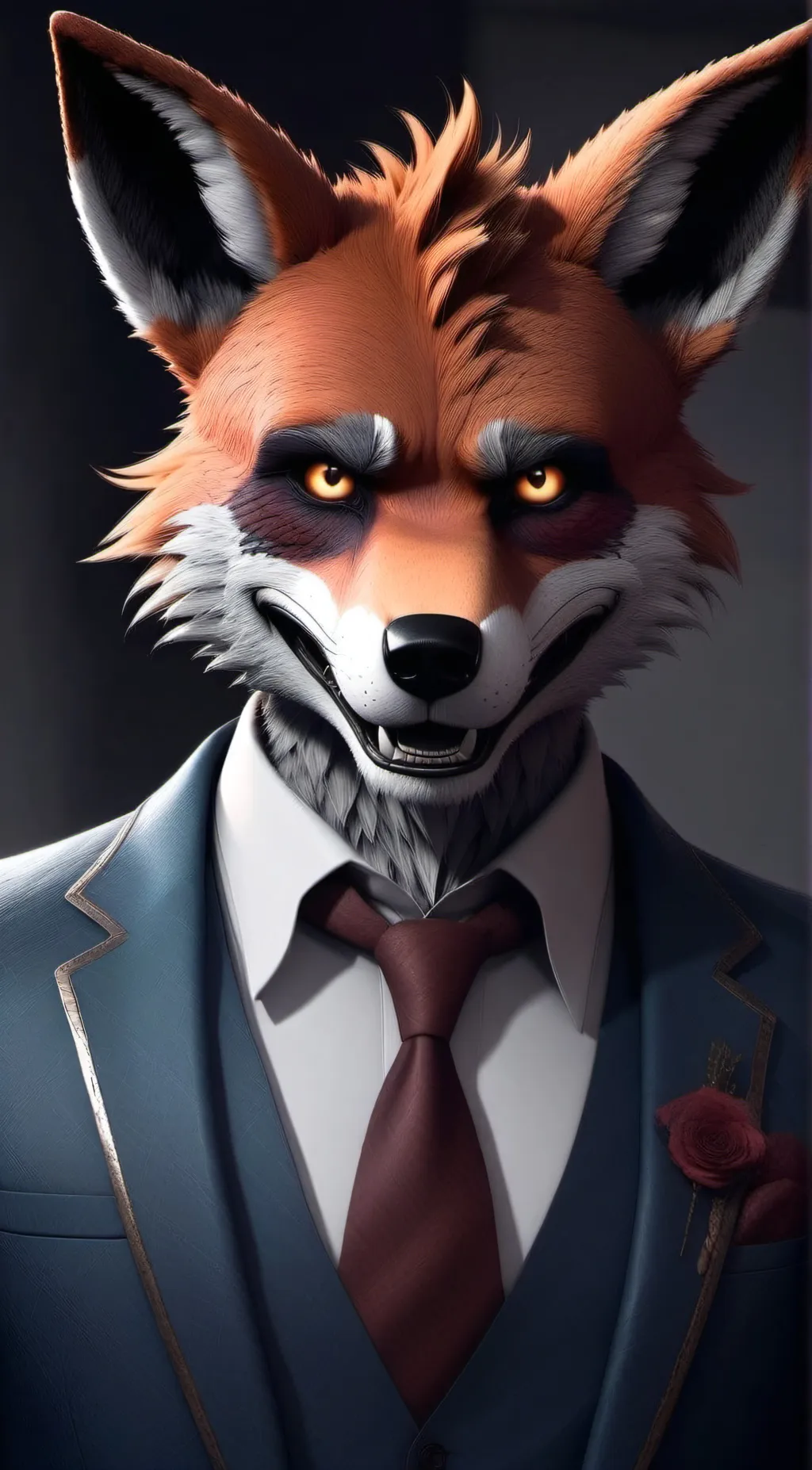 ai character: foxy background