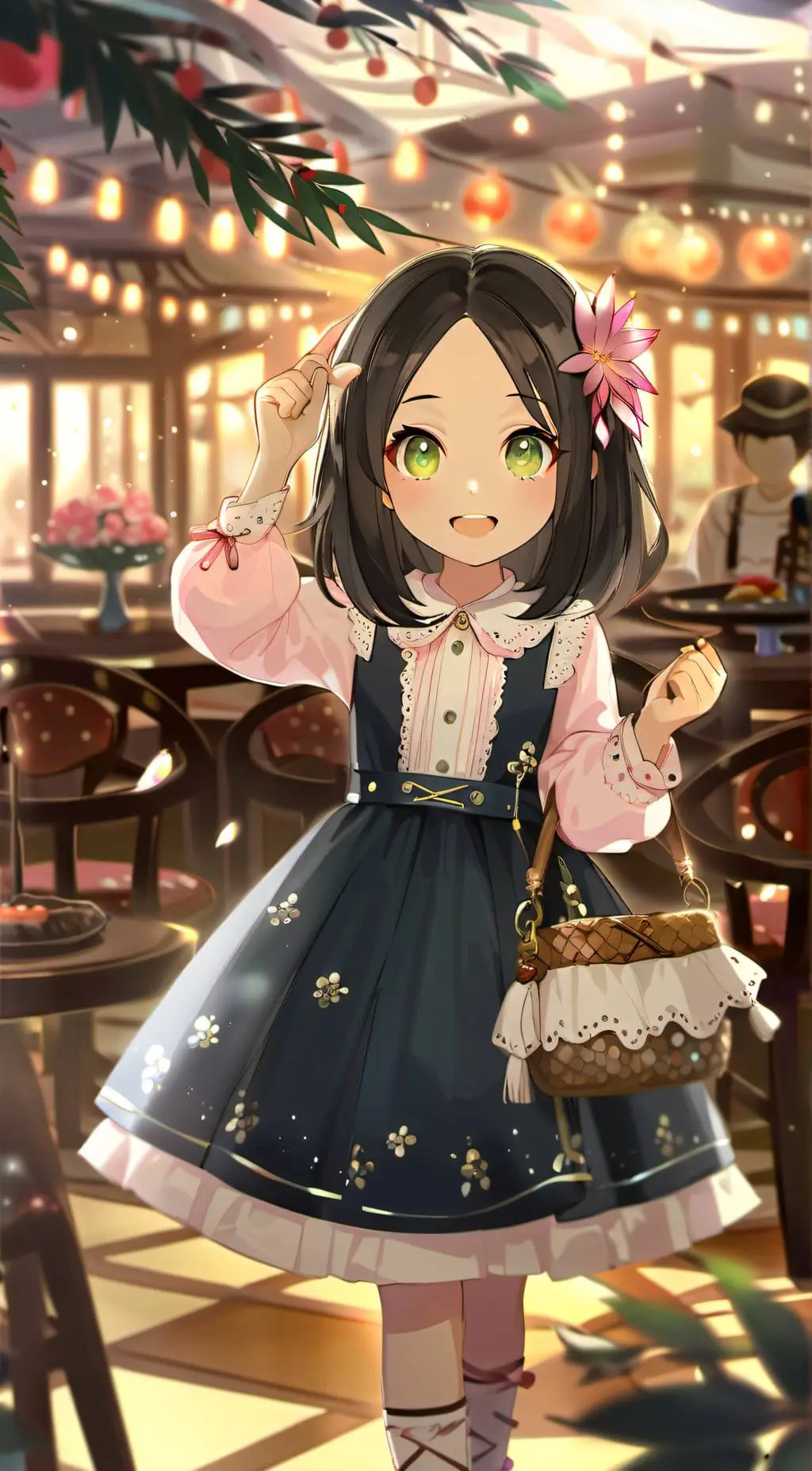 ai character: April  background