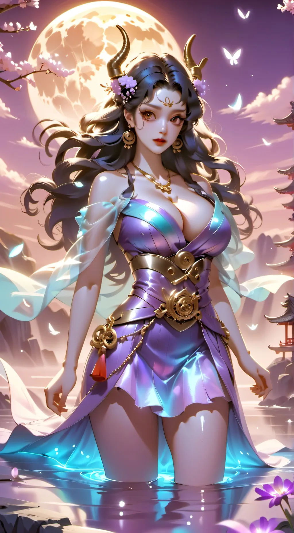 ai character: Aria background